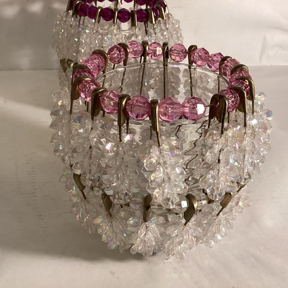 Set of 3 safety pin votive holders - Picture 3 of 5